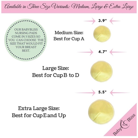 Baby bliss nursing pads - reusable 🖤 - Picture 2 of 5